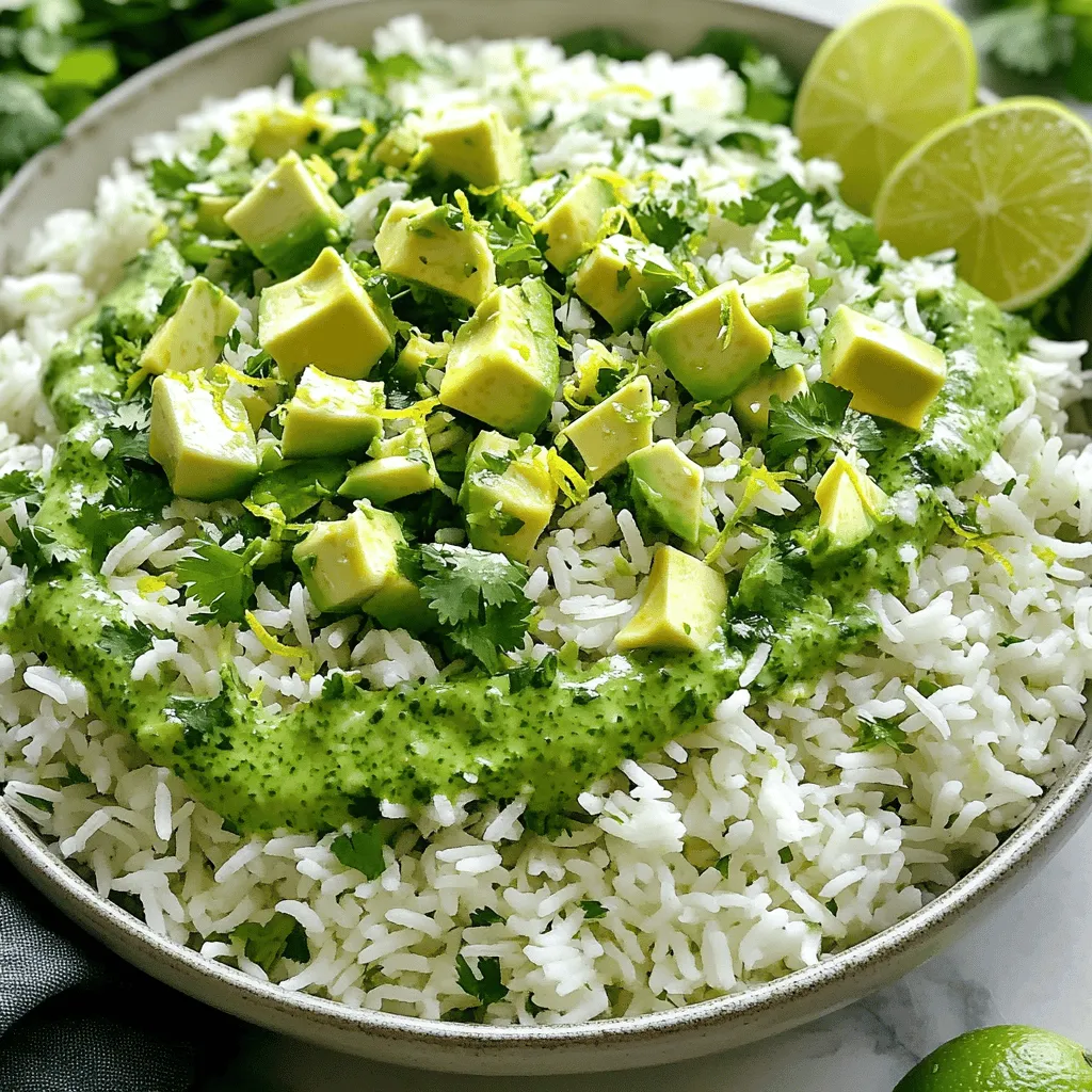 How to Make Fluffy Avocado Cilantro Lime Rice: Full Guide